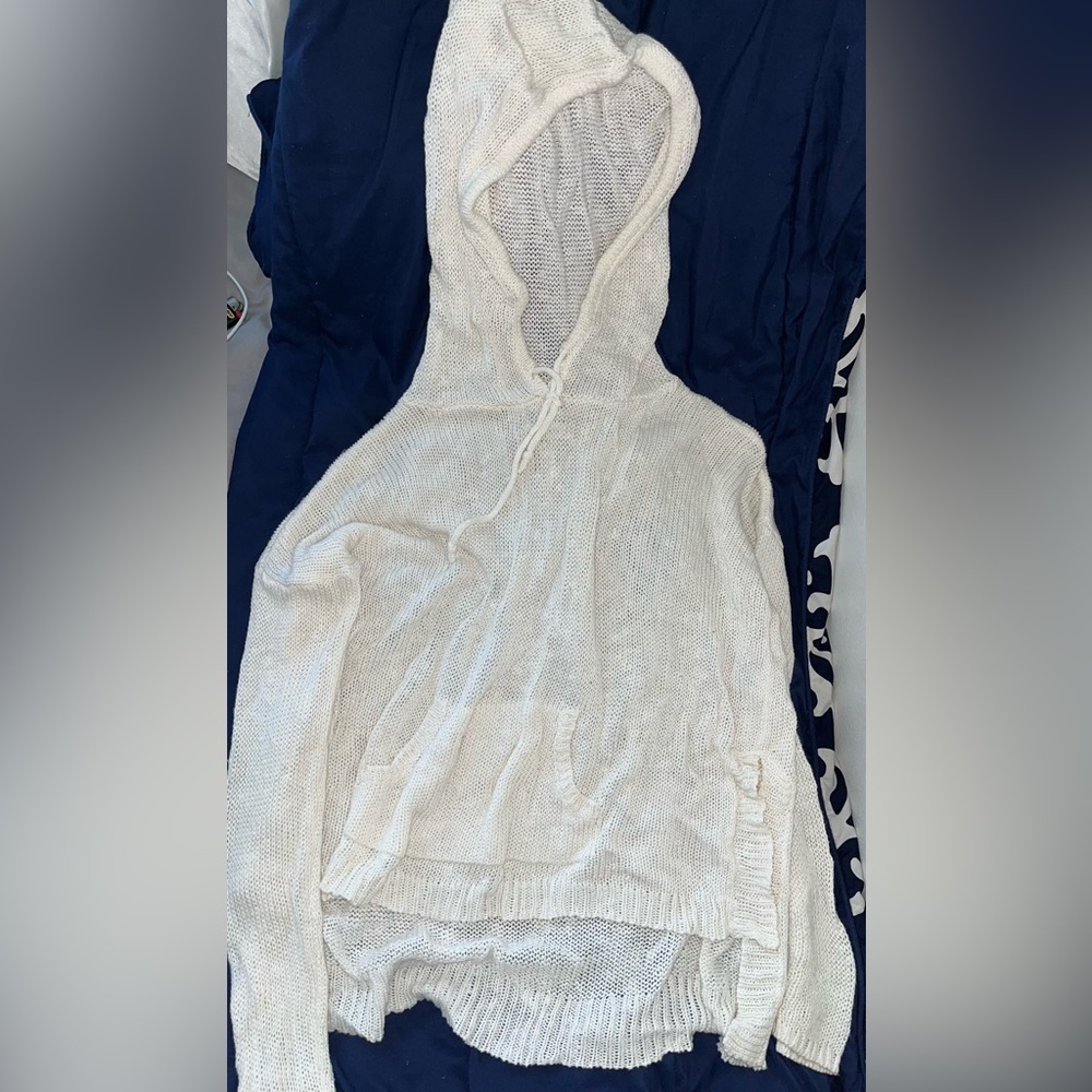 Cream knit sweater,